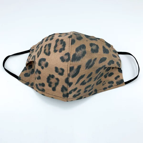 Mondkapje #28 panter bruin - Afbeelding 2